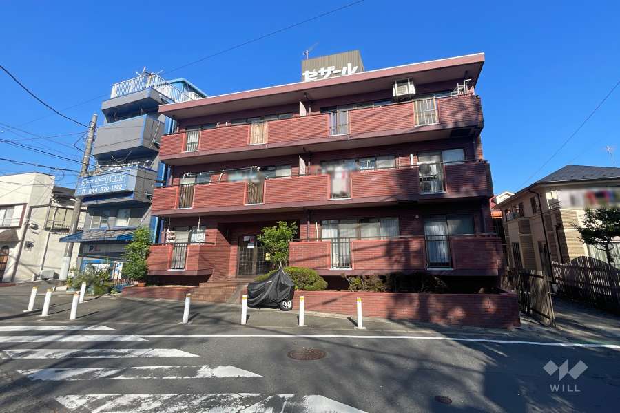 セザール宮崎台の外観（南東側から）　