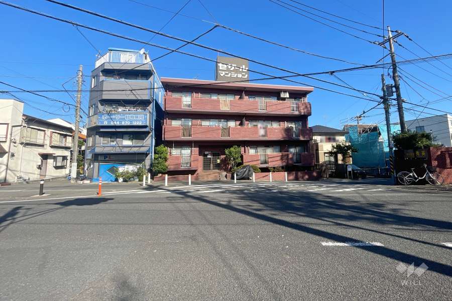 セザール宮崎台の外観（南側から）　　