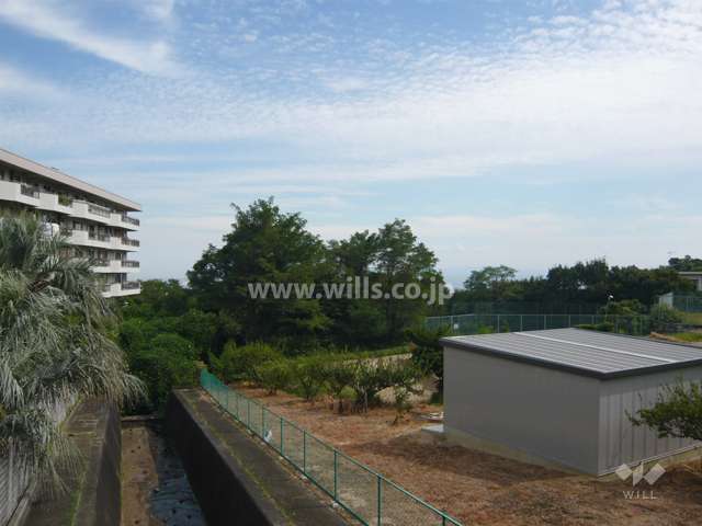 西側は畑で抜けています