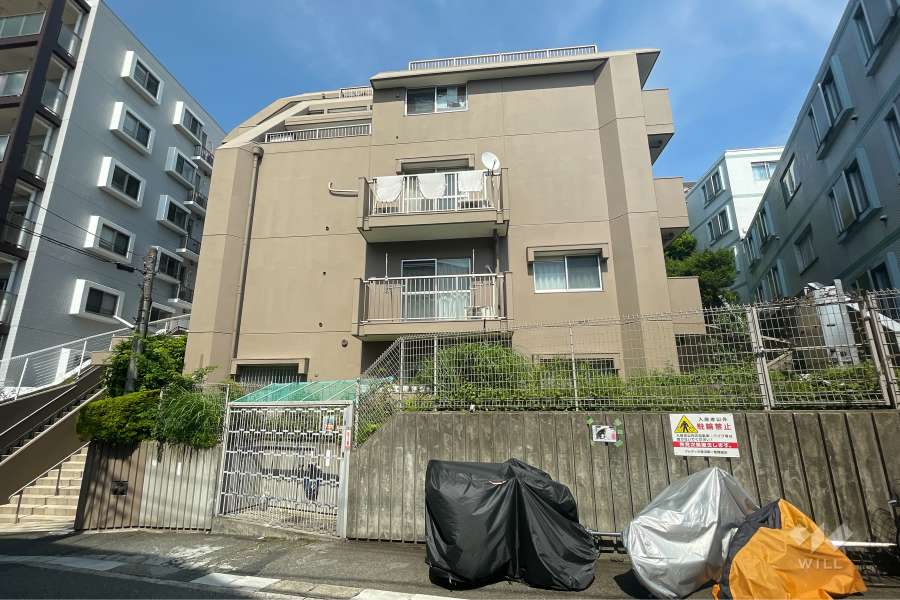 プレディオ鷺沼第１の外観（西側から）