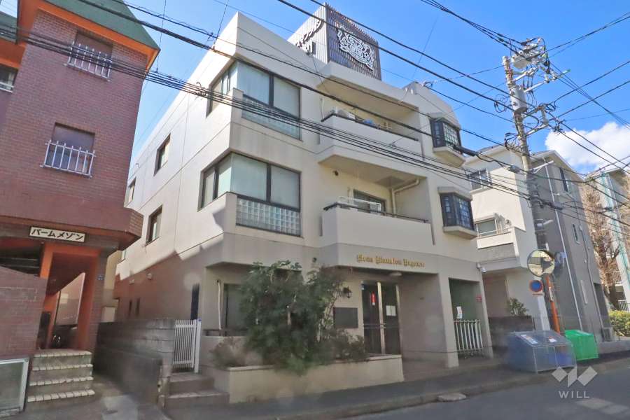 ライオンズマンション野川の外観(南東側から)