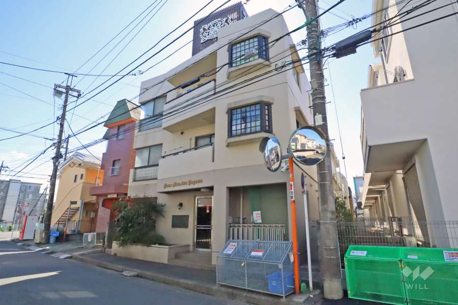 ライオンズマンション野川の外観(北東側から)