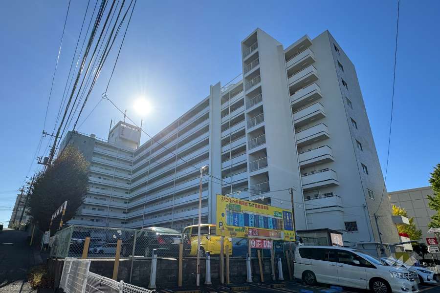 東急鷺沼ドエルの外観（北側から）