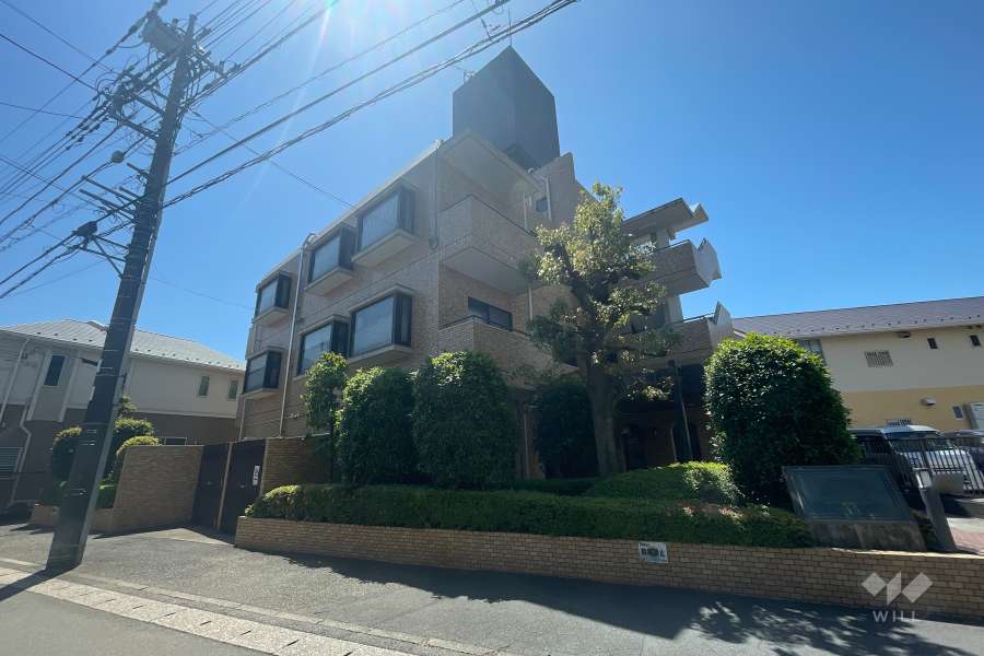 ライオンズマンション宮前平第１０の外観（北側から）