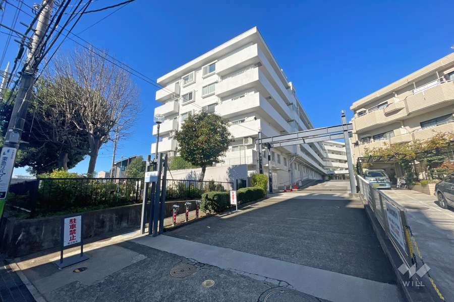 鷺沼東パークホームズの外観（南東側から）