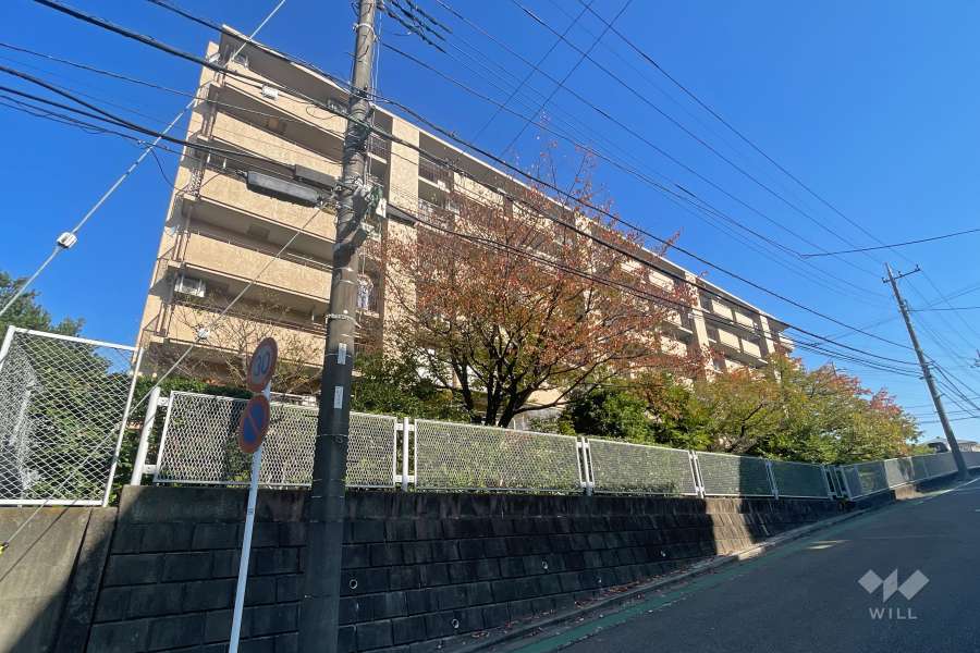 鷺沼ローラスの外観（南西側から）