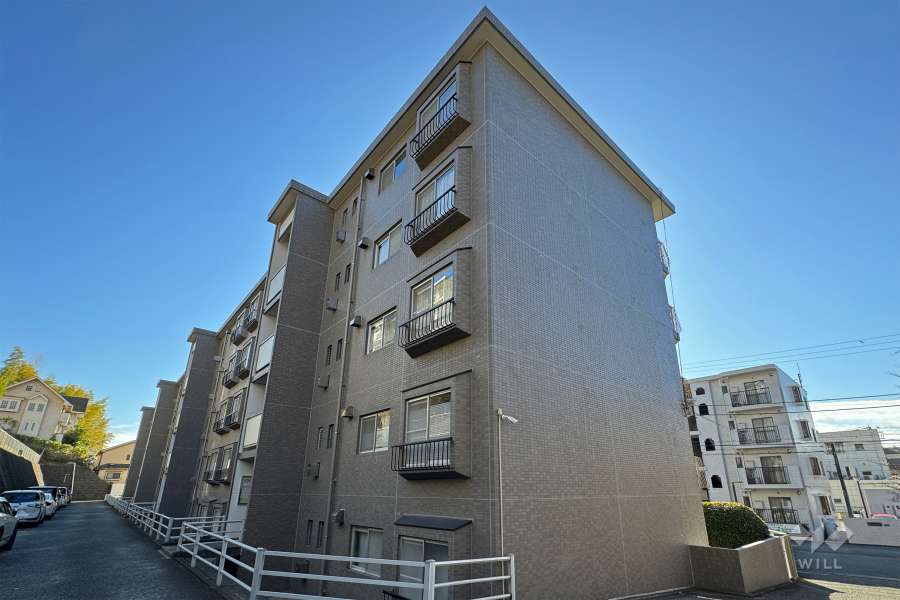 東急ドエル宮前平グリーンヒルの外観（北西側から）