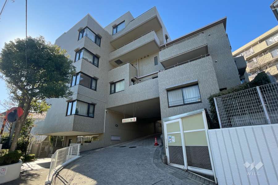 モアクレスト宮前平の外観（北東側から）