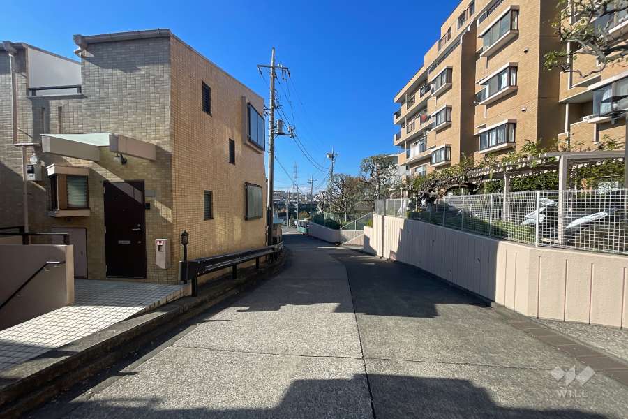 敷地南側の前面道路