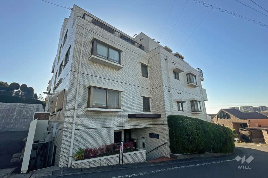 宮崎台ヒルズスカイマンションの外観（北西側から）