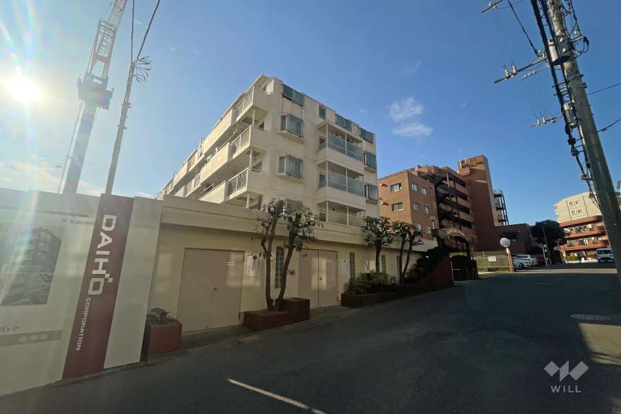 鷺沼ハイライズの外観（北東側から）