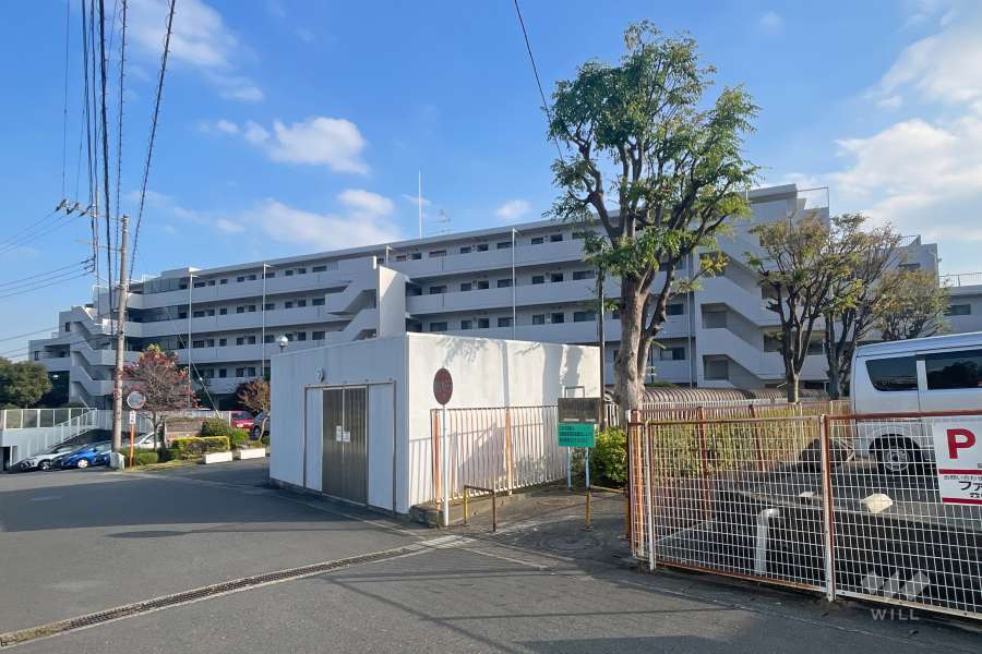 エクセル宮前平の外観（北西側から）