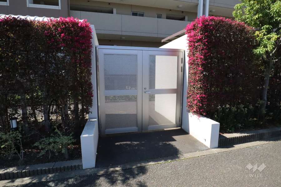駐輪場の出入り口