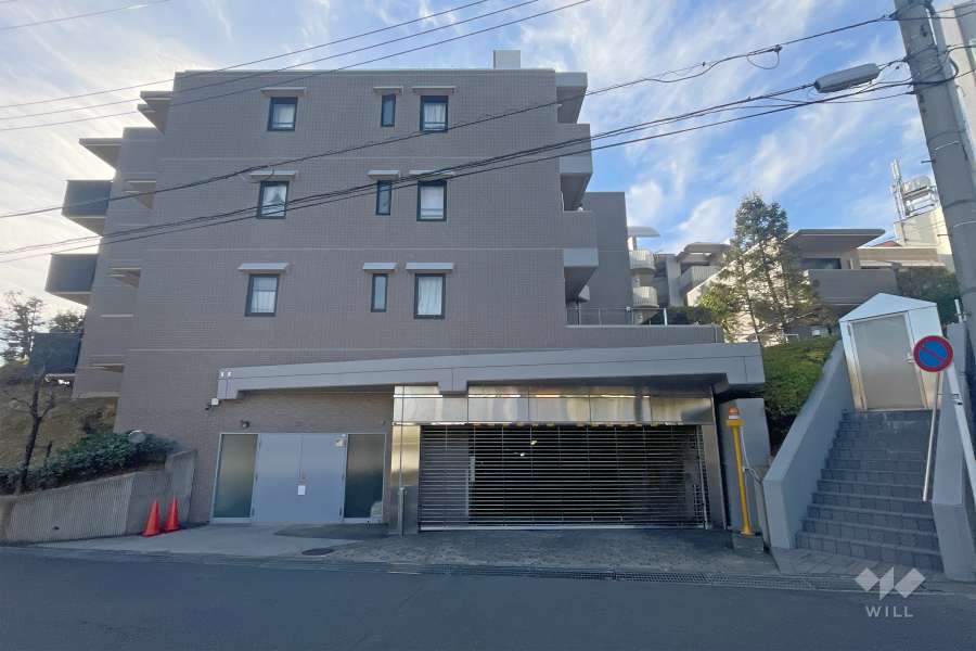 ヴィルヌーブ鷺沼1番館の外観（北東側から）