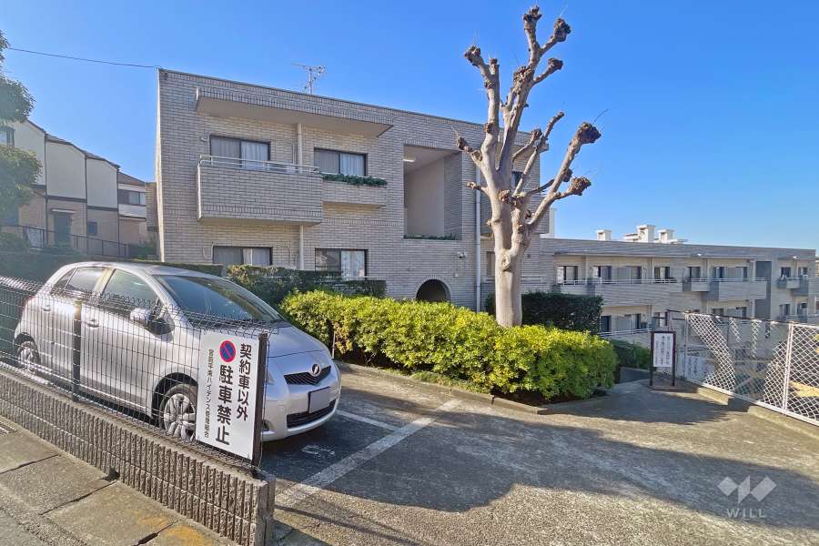 宮前平ハイデンスの外観（南側から）