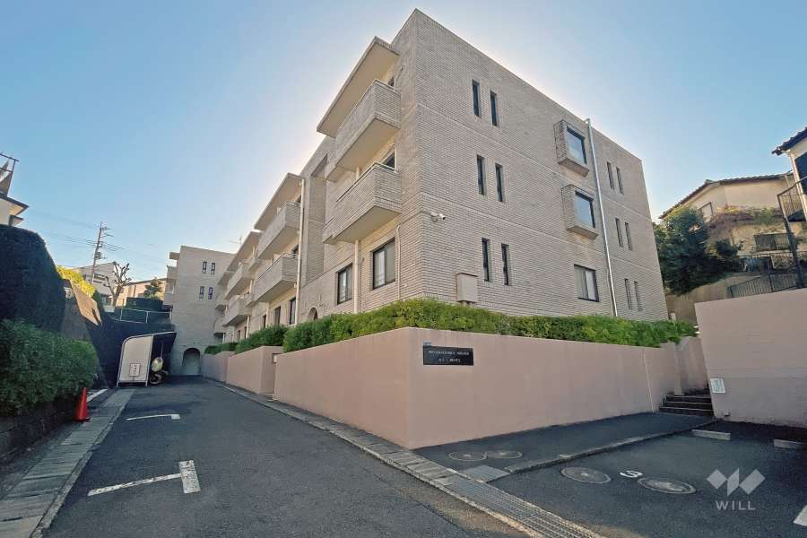 宮前平ハイデンスの外観（北西側から）