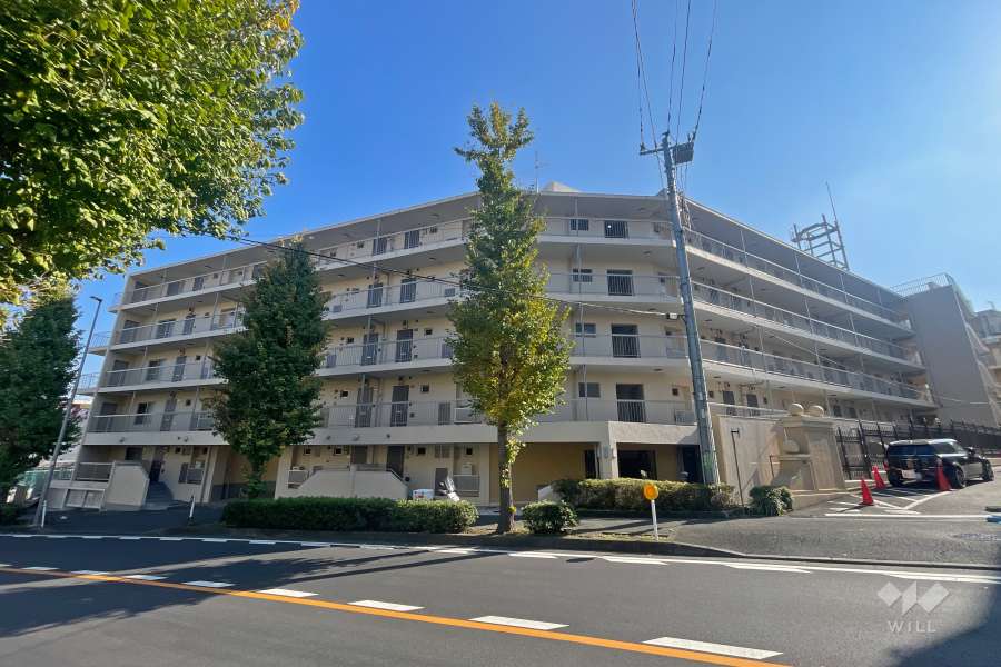 向ヶ丘コーポビアネーズの外観（北西側から）