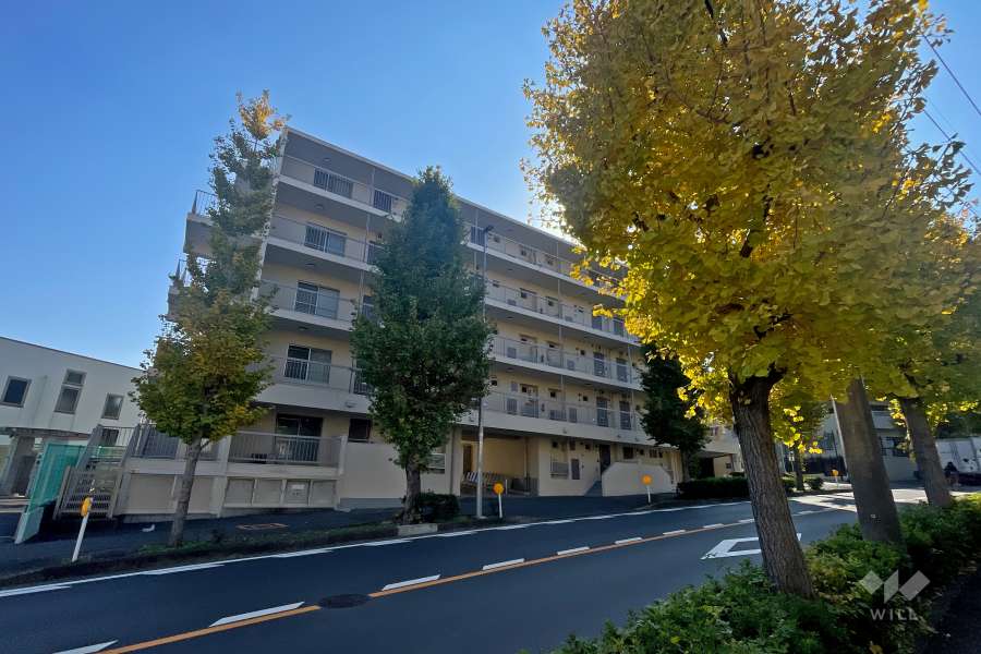 向ヶ丘コーポビアネーズの外観（北側から）