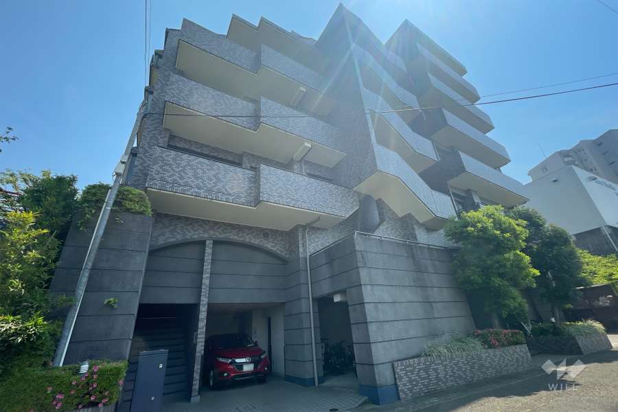 パークハイム鷺沼の外観（北東側から）