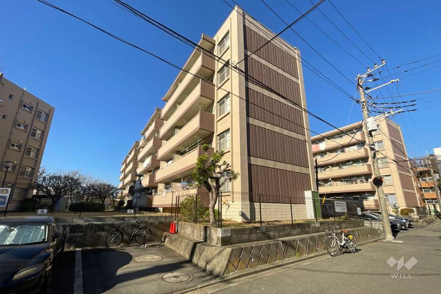 長尾住宅８号棟の外観（南東側から）