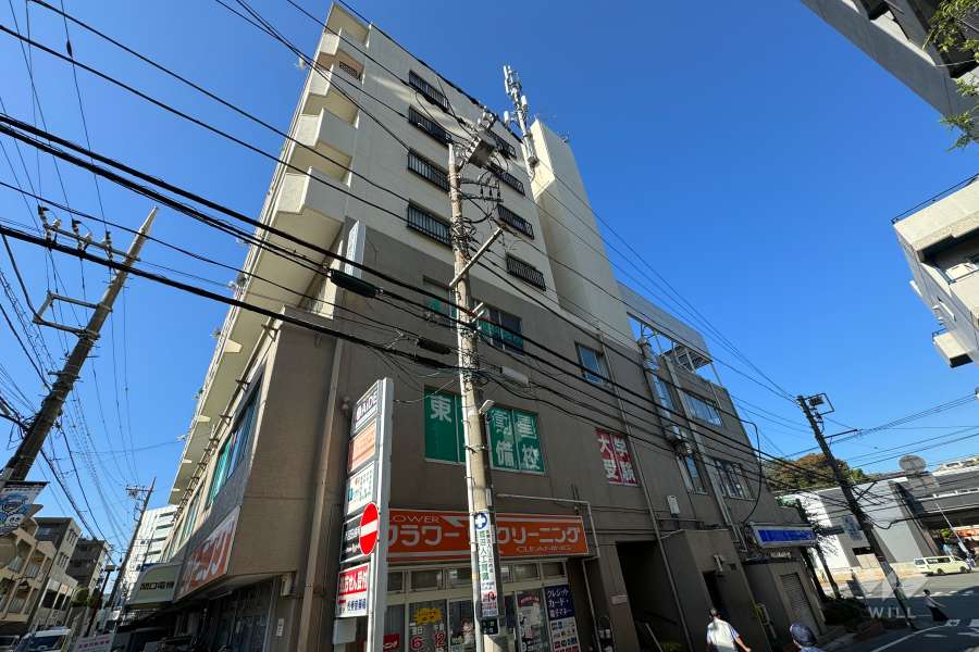 ラポール宮前平の外観（南東側から）