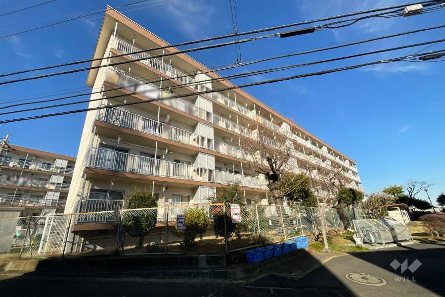 白幡台住宅12号棟の外観（南側から）