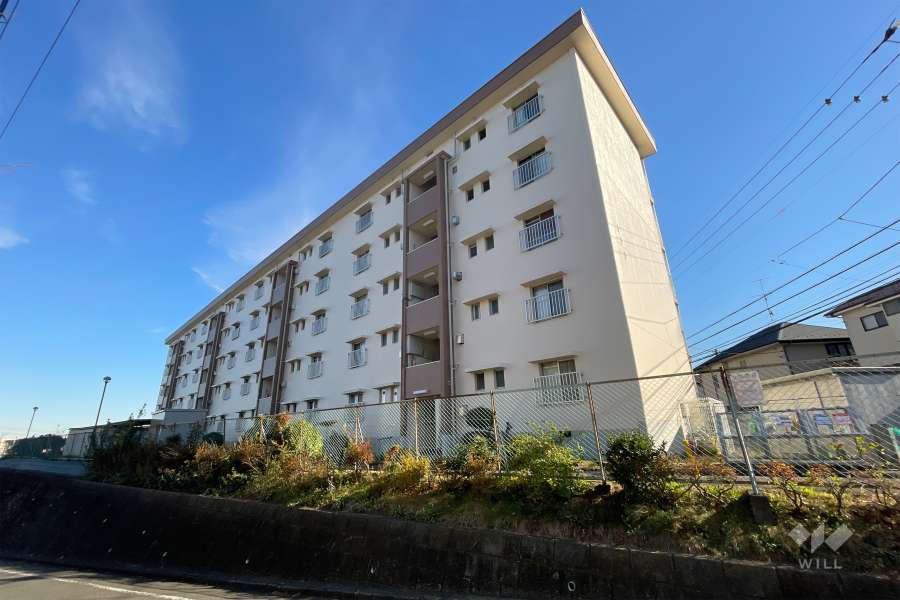 白幡台住宅12号棟の外観（西側から）