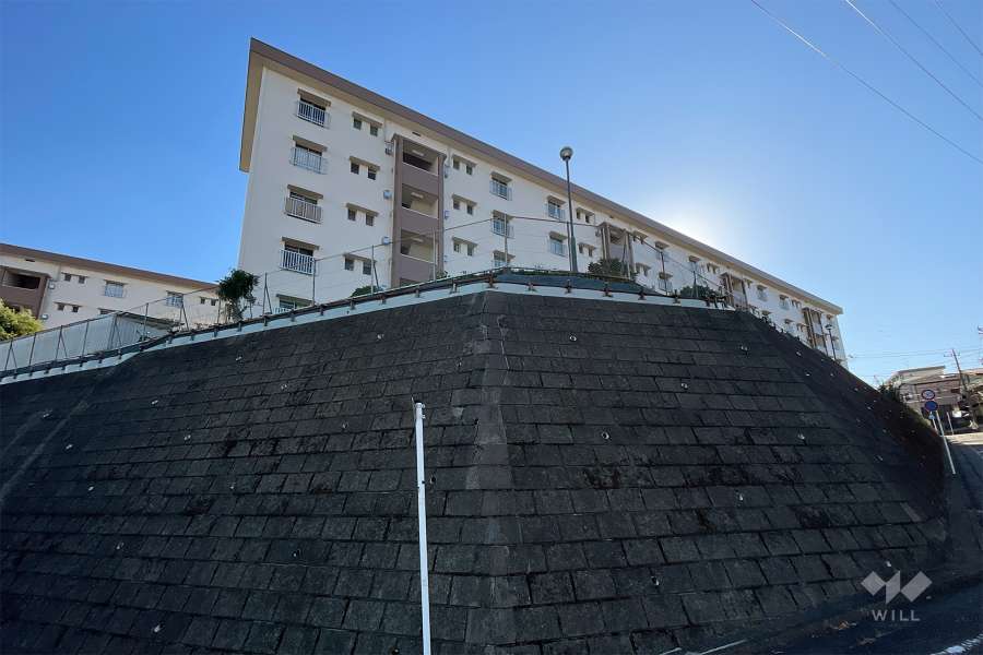 白幡台住宅12号棟の外観（北側から）