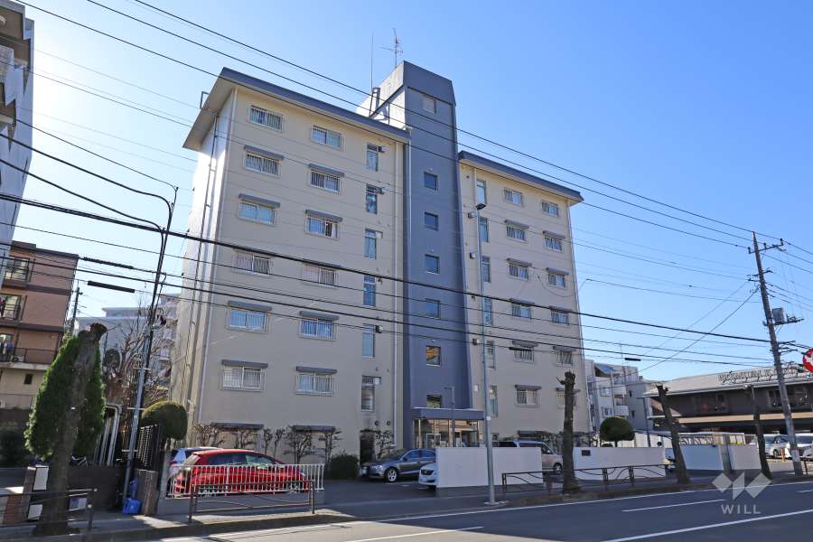 宮前平コリーナの外観（北東側から）