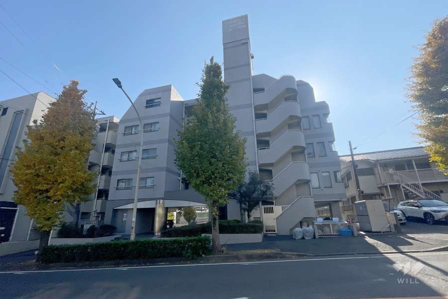 ベルフォーレ宮前平の外観（北西側から）