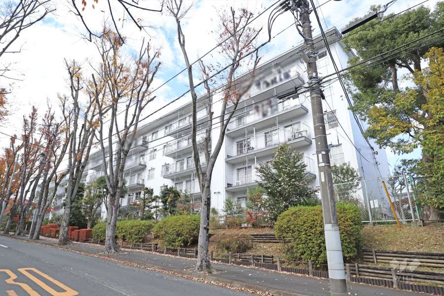 宮前平グリーンハイツ36号棟の外観(東側から)