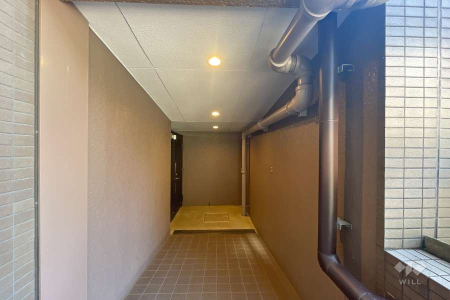 駐輪場の出入り口