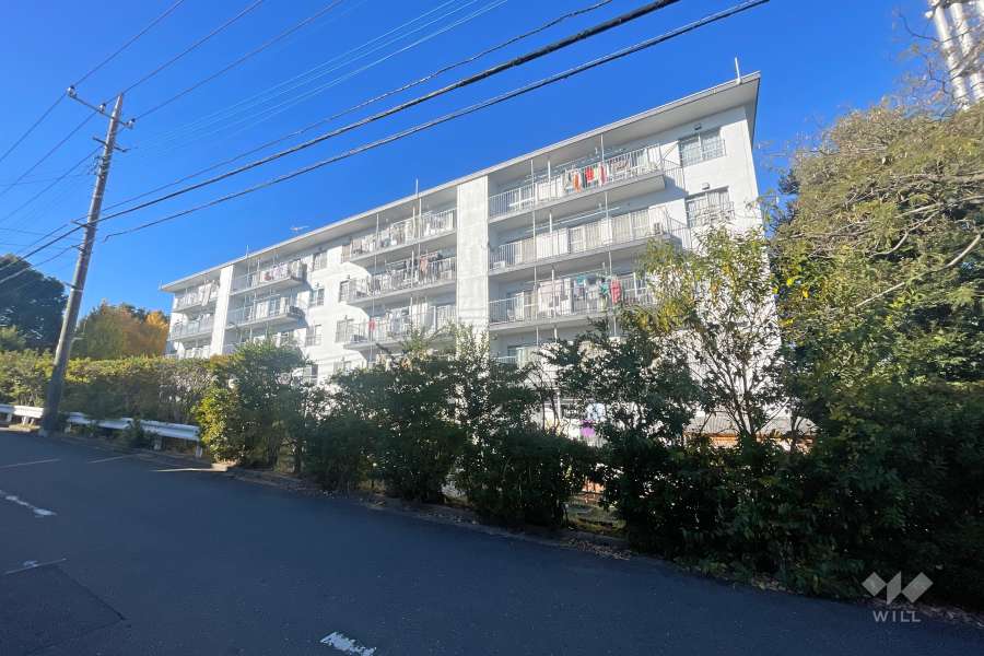 宮前平グリーンハイツ１１号棟の外観（北西側から）