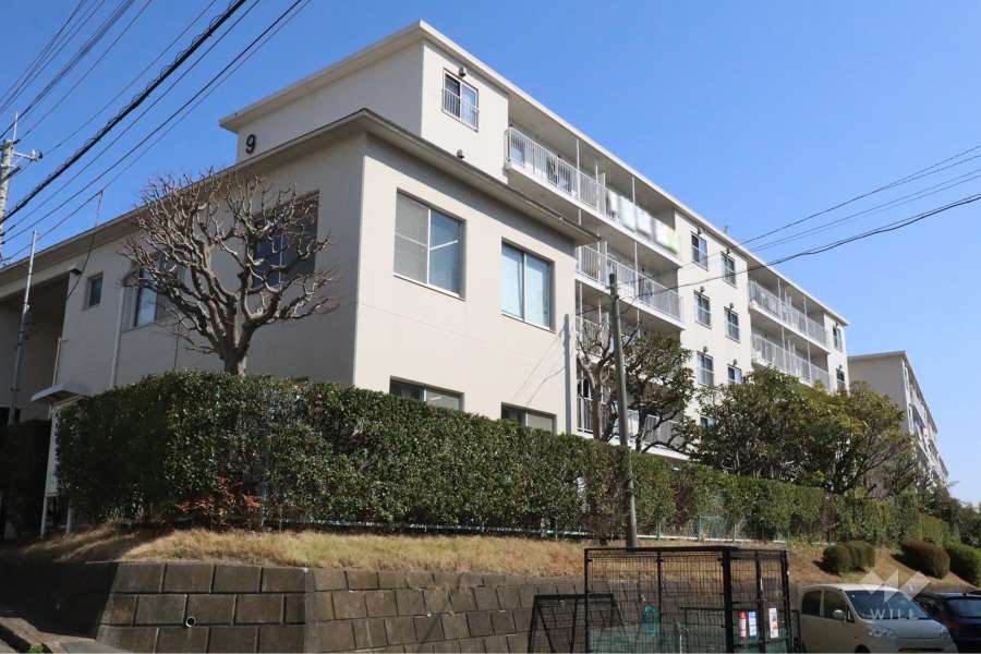 向ヶ丘遊園センチュリータウン９号棟の外観（南西側から）