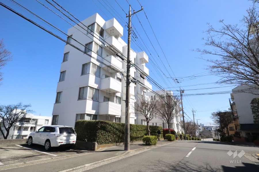 東急ドエル宮崎台ビレジ2ブロックの外観(南西側から)