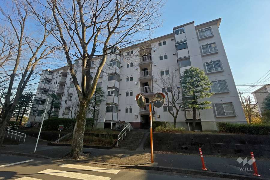 宮前平グリーンハイツ41号棟の外観（北西側から）