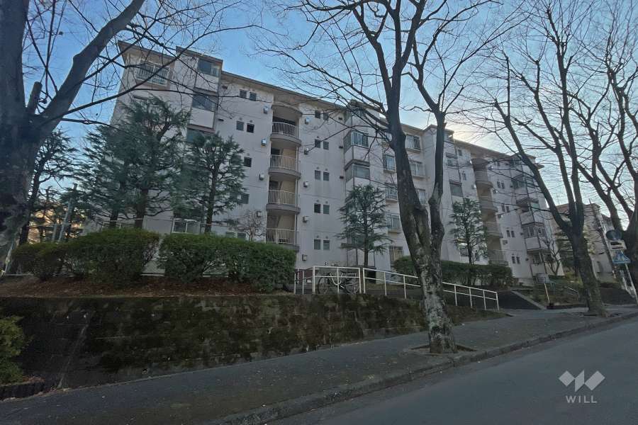 宮前平グリーンハイツ41号棟の外観（北側から）