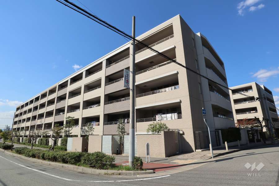 夙川香櫨園コートハウス　ガーデンコートの外観（南東側から）