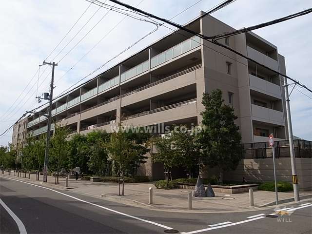夙川香櫨園コートハウス　マスターズコートの外観（北東側から）