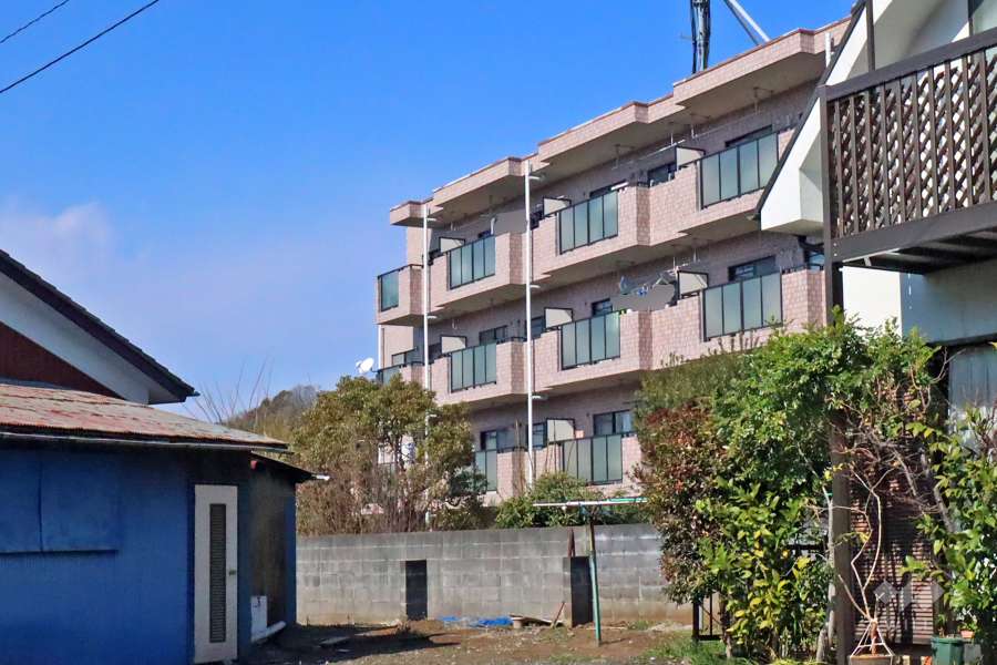 ワコーレ溝の口２の外観(南西側から)