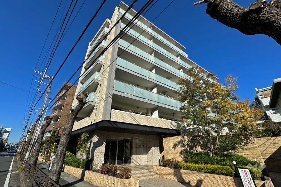 サンクレイドル宮前平の外観（南東側から）