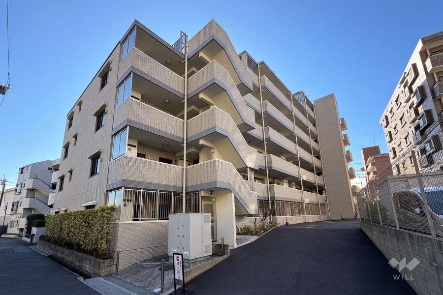 サンクレイドル宮前平の外観（北西側から）