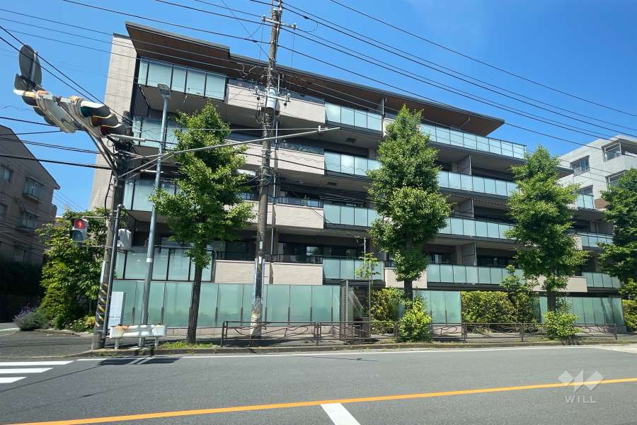 プラウド鷺沼テラスの外観（北西側から）