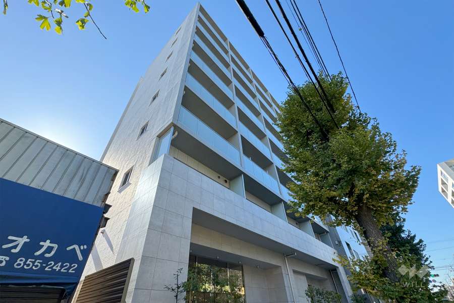 デュオステージ宮崎台の外観（北東側から）