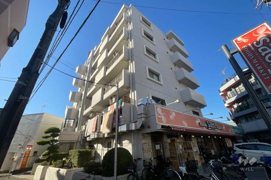 パラスト溝の口の外観（南東側から）