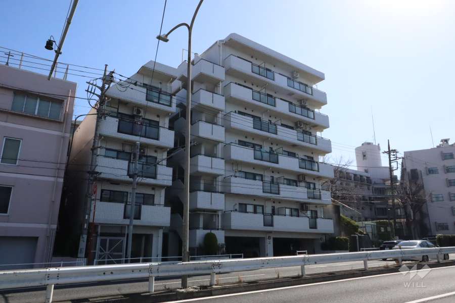 アクトパレス梶ケ谷の外観(北西側から)