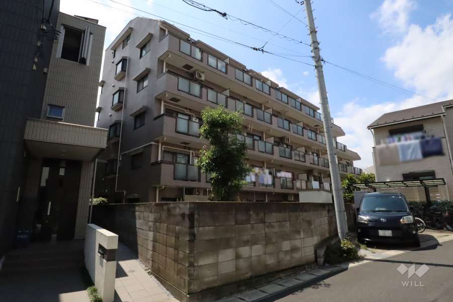 クレッセント高津の外観(南東側から)