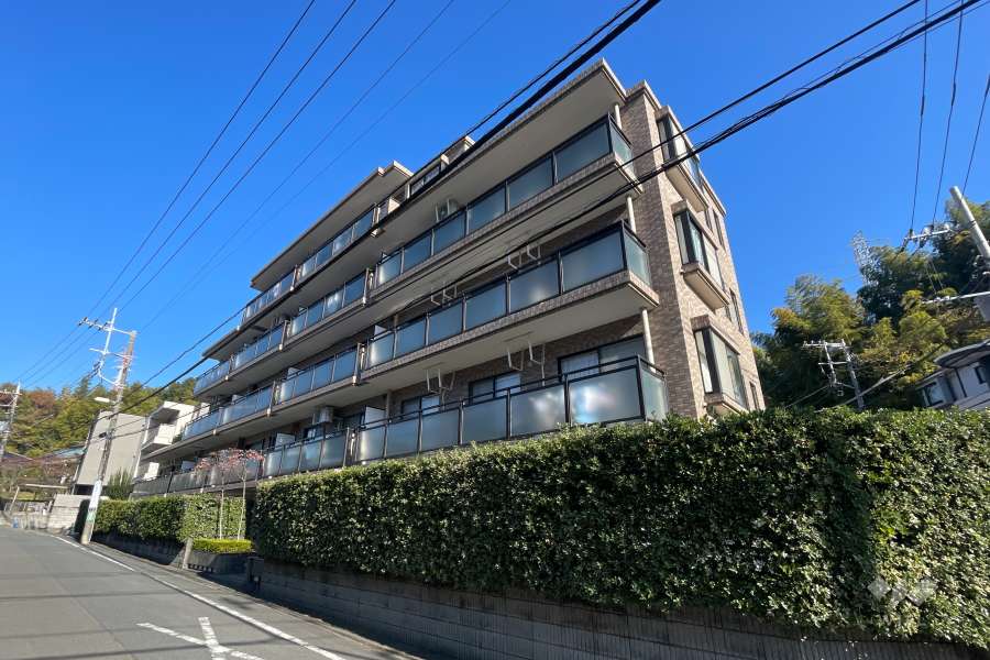 プリンスハイツ梶ヶ谷の外観（南西側から）