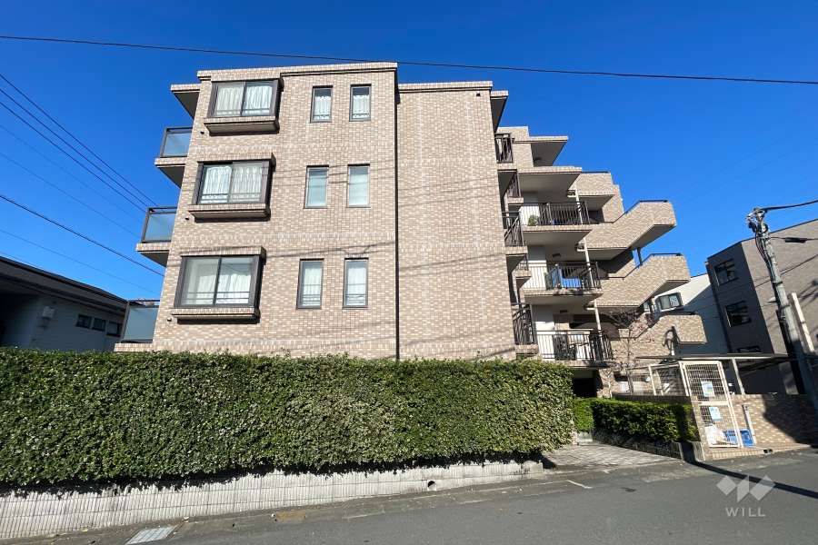 プリンスハイツ梶ヶ谷の外観（南東側から）