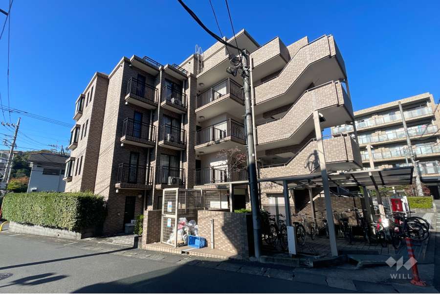 プリンスハイツ梶ヶ谷の外観（東側から）